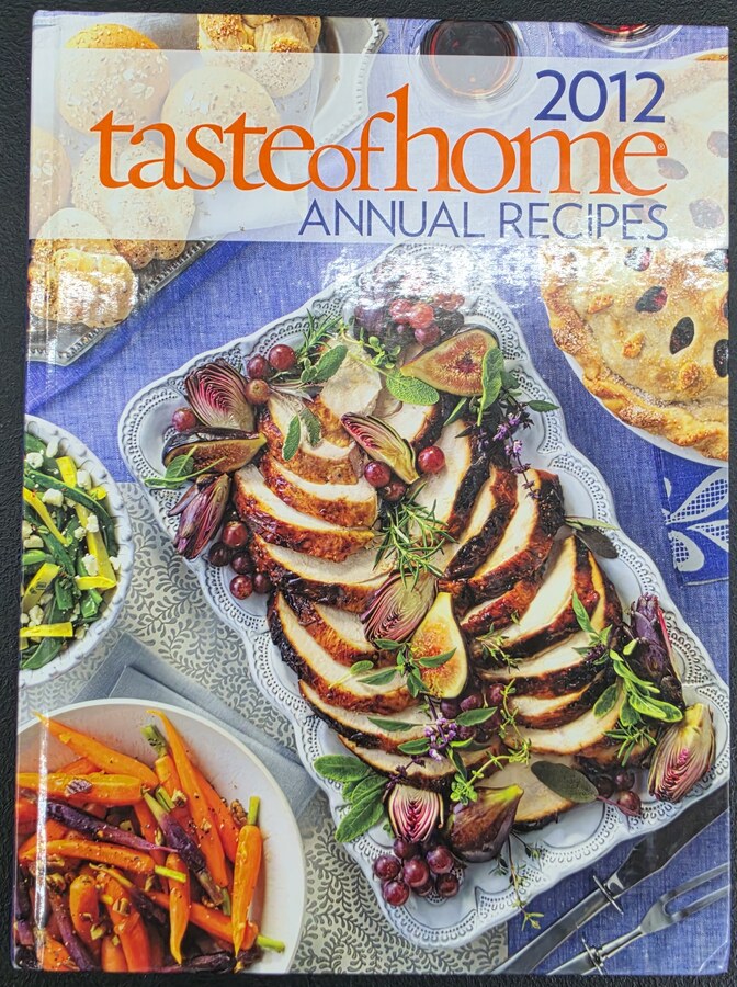Taste of Home 2012 Annual Recipes - Front Cover
