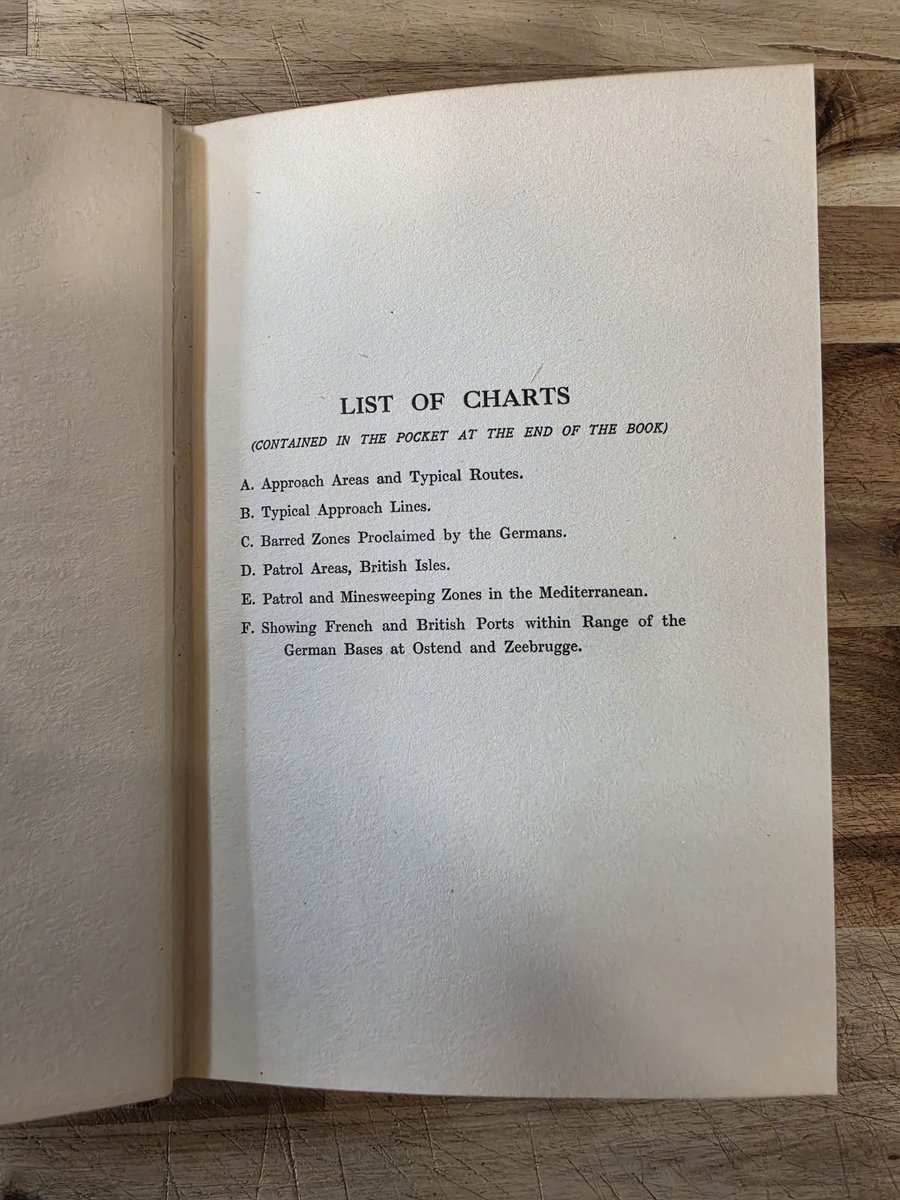 Charts in the rear pocket